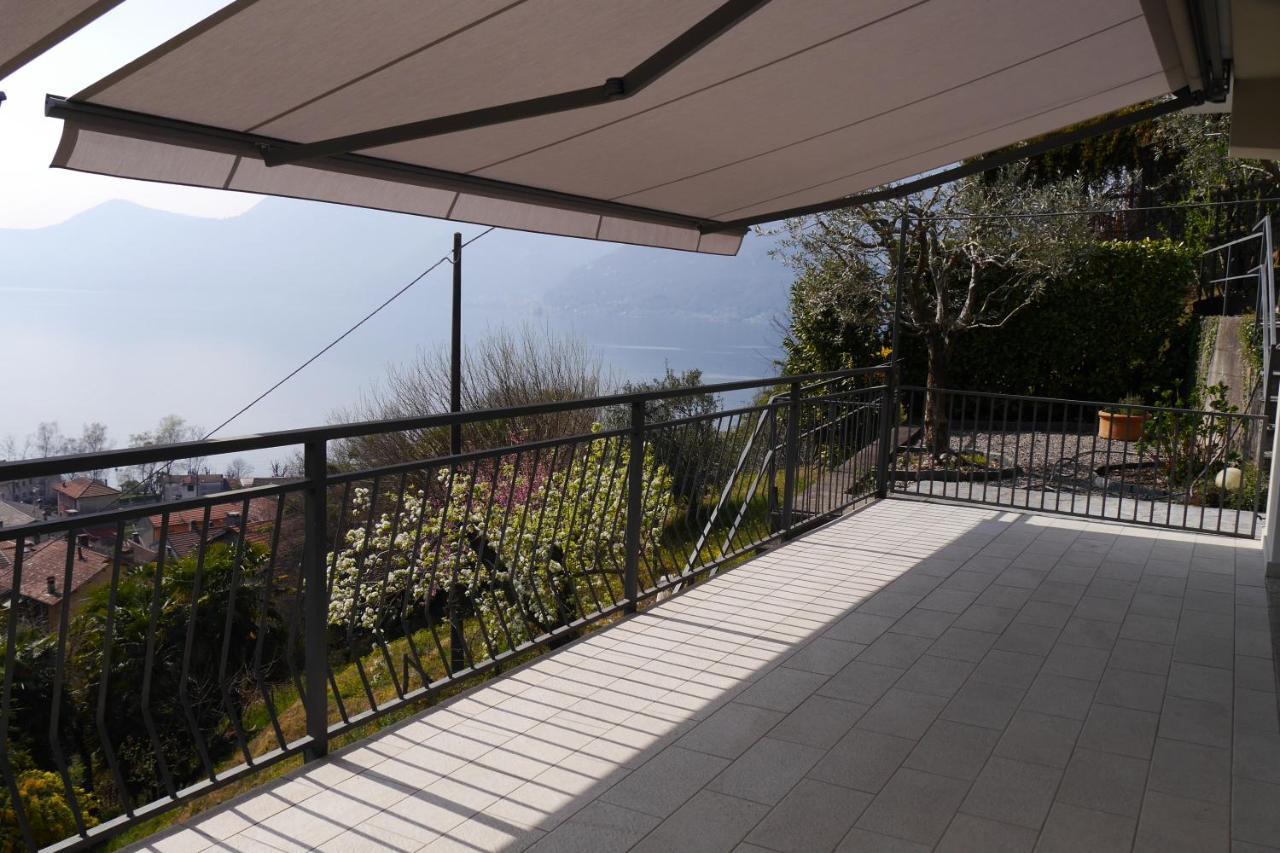 Casa Colmegna mit traumhaften See- und Bergblick Luino Exterior foto